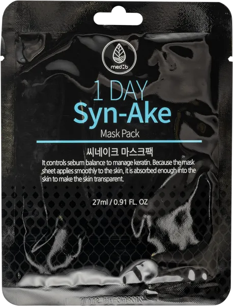 Изображение Маска омолаживающая для лица Мед Би с пептидом змеиного яда Синдо м/у, 1 шт