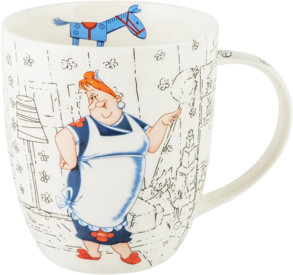 Изображение Кружка 420мл фарфор Союзмультфильм фрекен бок Хуасин Сирэмик к/у, 1 шт