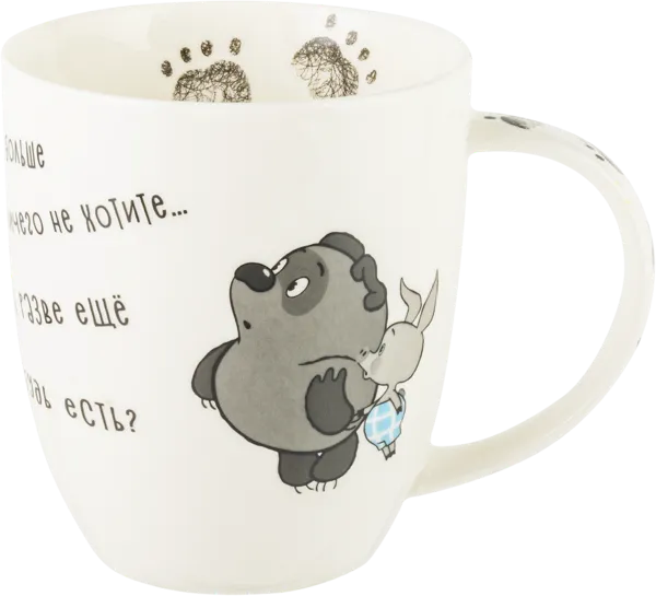 Изображение Кружка 420мл фарфор Союзмультфильм винни пух и пятачок Хуасин Сирэмик к/у, 1 шт