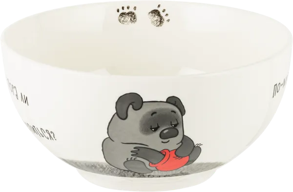 Изображение Миска 610мл фарфор Союзмультфильм винни пух Хуасин Сирэмик к/у, 1 шт