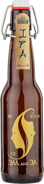 Изображение Пиво светлое Эль 6,5% Афанасий Эм Энд Эл Афанасий с/б, 0,33 л