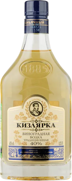 Изображение Водка виноградная 40% Кизлярка традиционная ГУП ККЗ с/б, 0,25 л