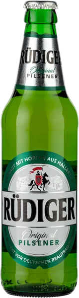 Изображение Пиво светлое Лагер 4,5% Рюдигер Ориджинал пильзнер Балтика с/б, 0,45 л