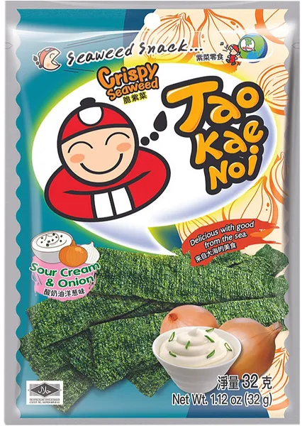 Изображение Чипсы из нори Таокаеной сметана Таокаеной м/у, 32 г
