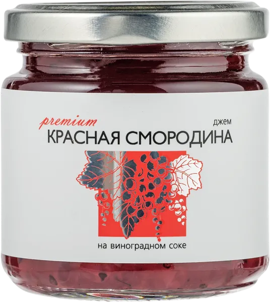 Изображение Джем без сахара Русский лес красная смородина Русский лес с/б, 220 г