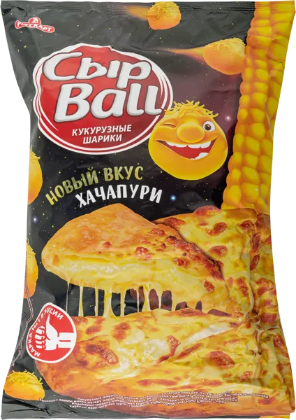 Изображение Кукурузные шарики Сырбол хачапури Русскарт м/у, 140 г