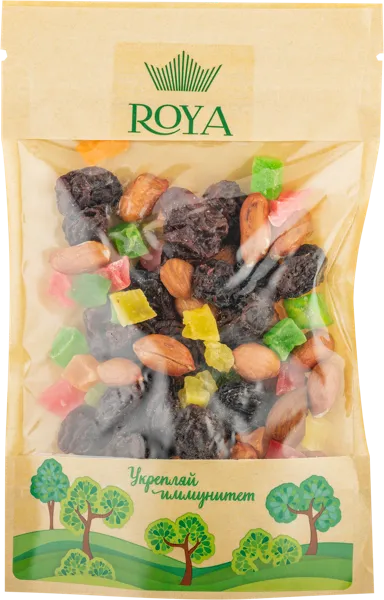 Изображение Ассорти орехи сухофрукты Роя микс орехи изюм Роя м/у, 130 г
