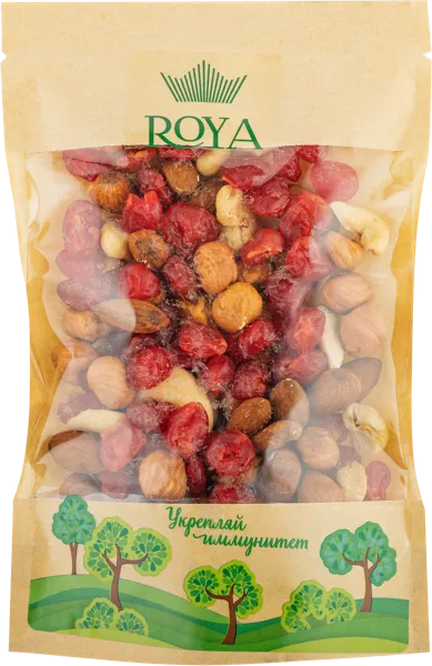 Изображение Ассорти орехи сухофрукты Роя орехи вишня Роя м/у, 130 г