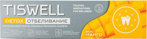 Изображение Зубная паста отбеливающая Тисвелл энзимная манго Арнест ЮниРусь ООО к/у, 110 мл