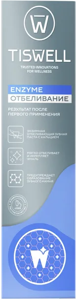 Изображение Зубная паста отбеливающая Тисвелл энзимная Арнест ЮниРусь ООО к/у, 110 мл