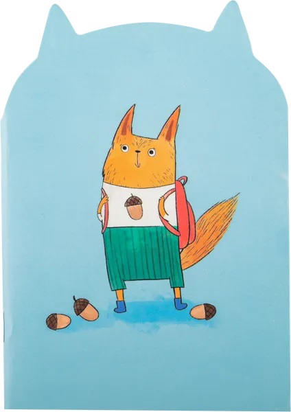 Изображение Блокнот 32л линия Феникс+ белочка Феникс+ п/у, 1 шт