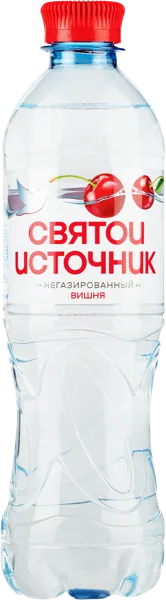 Изображение Вода негаз рН 6,5-7,5 Святой Источник питьевая вишня Эдельвейс Л п/б, 0,5 л