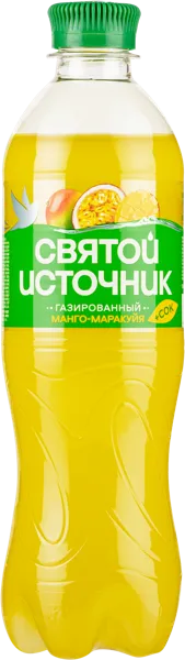 Изображение Вода газ рН 4,0-5,0 Святой Источник манго маракуйя Аква Стар п/б, 0,5 л