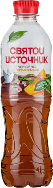 Изображение Напиток Черный Персик Жасмин Святой Источник чай Святой Источник п/б, 0,5 л