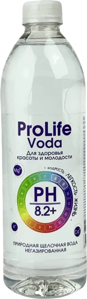 Изображение Вода негаз рН 8,2 Пролайф питьевая ПК Спринг п/б, 0,5 л