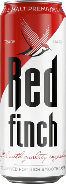 Изображение Пиво светлое Лагер 4,4% Ред Финч АБ ИнБев ж/б, 0,45 л