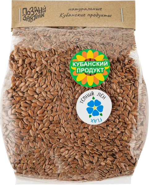 Изображение Семена Поздний завтрак лен коричневый Поздний завтрак лайф п/у, 350 г
