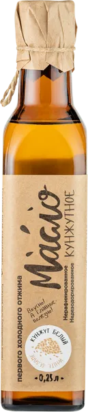 Изображение Масло кунжутное Поздний завтрак нераф холодного отжима Поздний завтрак лайф с/б, 250 мл