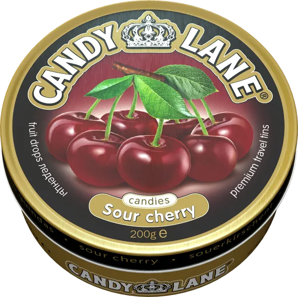 Изображение Карамель Кэнди Лейн кислая вишня Сладкая сказка ж/б, 200 г