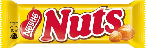 Изображение Батончик Натс с лесным орехом и нугой Нестле м/у, 50 г