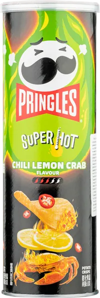 Изображение Чипсы картофельные Принглс лимон краб острые Келлогс п/у, 110 г
