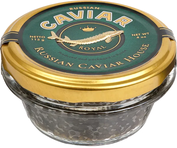 Изображение Икра зернистая осетровая Русский икорный дом роял Диана РТФ с/б, 113 г