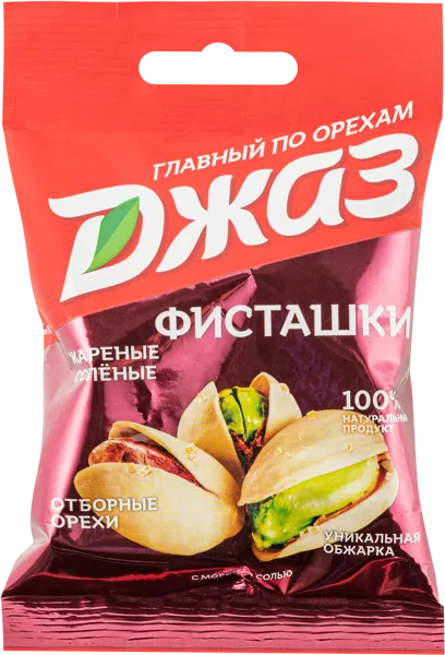 Изображение Орехи жареные соленые Джаз фисташки МОК производство м/у, 40 г