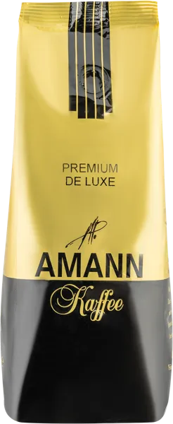 Изображение Кофе в зернах Аманн Каффе делюкс 100% арабика Аманн Каффе м/у, 500 г
