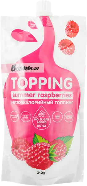 Изображение Соус без сахара Бомббар малиновый Фитнес Фуд м/у, 240 г