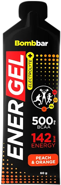 Изображение Гель питьевой энергетический Бомббар персик Апельсин Фитнес Фуд п/у, 60 г
