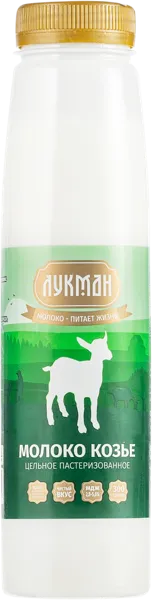 Изображение Молоко 2,8-5,6% козье Лукман Надеждинский КМК п/б, 300 мл