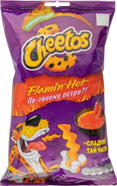 Изображение Чипсы кукурузные Читос сладкий тай чили Фрито Лей м/у, 70 г