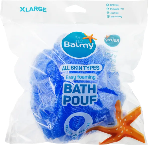 Изображение Мочалка для тела Балми роза синяя Балми м/у, 1 шт