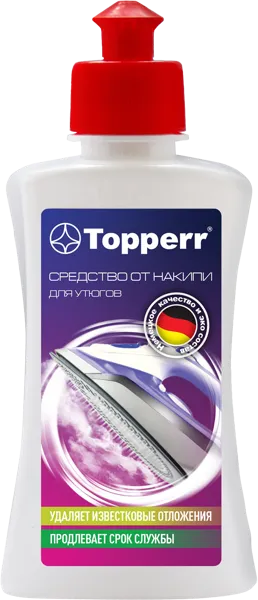Изображение Средство для утюгов Топперр от накипи ЕвроТек ООО п/у, 250 мл