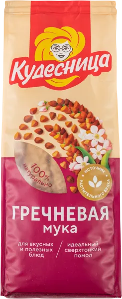 Изображение Мука гречневая КУдесница Петербургский МК м/у, 500 г