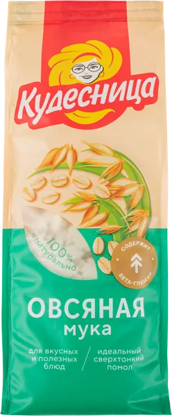 Изображение Мука овсяная КУдесница Петербургский МК м/у, 500 г