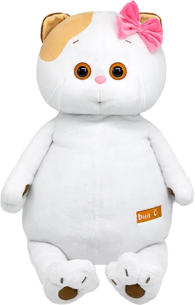 Изображение Мягкая игрушка 53см Будибаса друзья басика ли-ли с бархатным бантом МПП ООО к/у, 1 шт