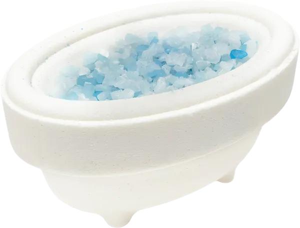 Изображение Гейзер для ванны Бутик де савон ванна с голубой солью Миникеева А.С. ИП м\у, 230 г