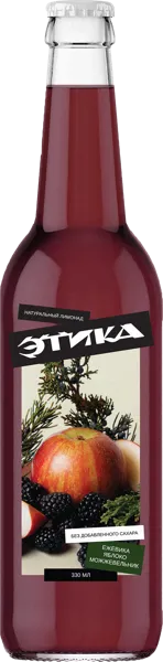 Изображение Напиток газ Этика Ежевика Яблоко Корица ВЛ с/б, 0,33 л