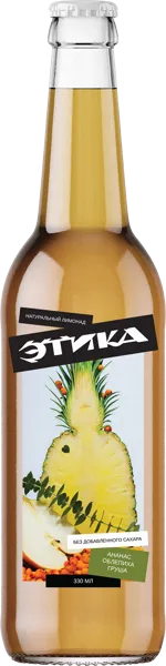 Изображение Напиток газ Этика Ананас облепиха Груша ВЛ с/б, 0,33 л