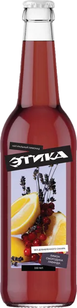 Изображение Напиток газ Этика Лимон Смородина Лаванда ВЛ с/б, 0,33 л