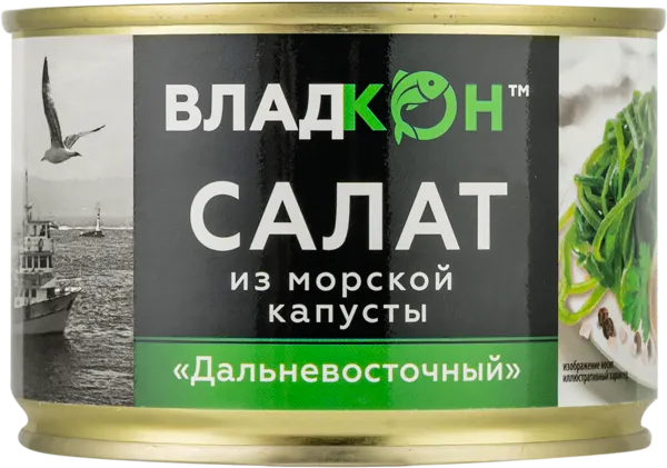 Изображение Морская капуста Владкон салат дальневосточный Владкон ТД ж/б, 220 г