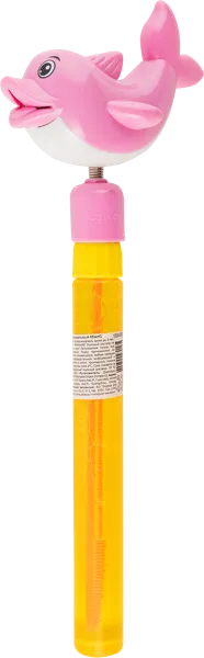 Изображение Мыльные пузыри 60мл Веселая затея дельфин музыкальный Дженерал Консолидатед п/у, 1 шт