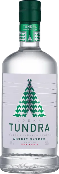 Изображение Водка Спирт Альфа 40% Тундра Нордик Нейче Татспиртпром с/б, 0,5 л