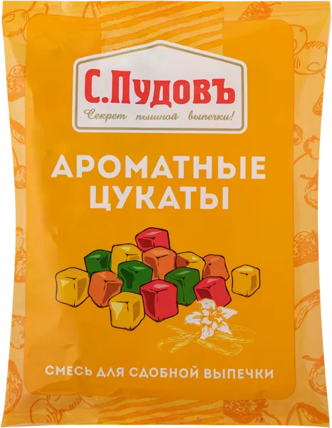 Изображение Цукаты ароматные Пудовъ Хлебзернопродукт м/у, 50 г