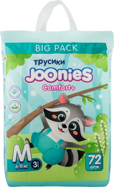 Изображение Трусики М 6-11кг Джунис комфорт + Фуджиан Юфа Ко м/у, 72 шт
