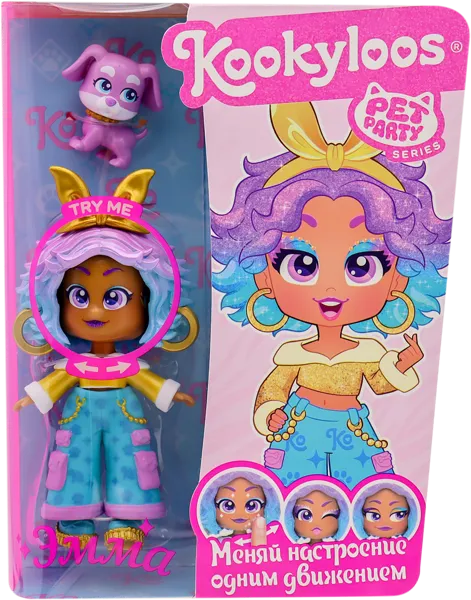 Изображение Кукла 11см Кукилоос Эмма и питомец Меджик бокс тойс п/у, 1 шт