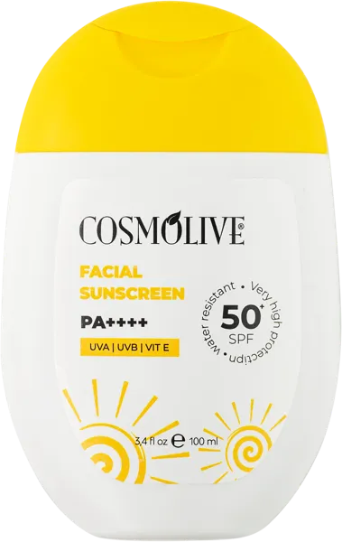 Изображение Крем солнцезащитный Космолив для лица СПФ50+ Космолив Козметик п/у, 100 мл