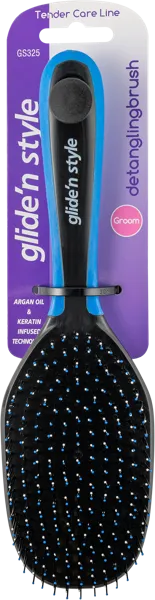 Изображение Расческа для волос Глиден стайл аргановое масло и кератин Реплин п/у, 1 шт