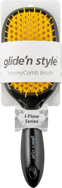 Изображение Расческа для всех типов волос Глиден стайл перфорированная Реплин п/у, 1 шт